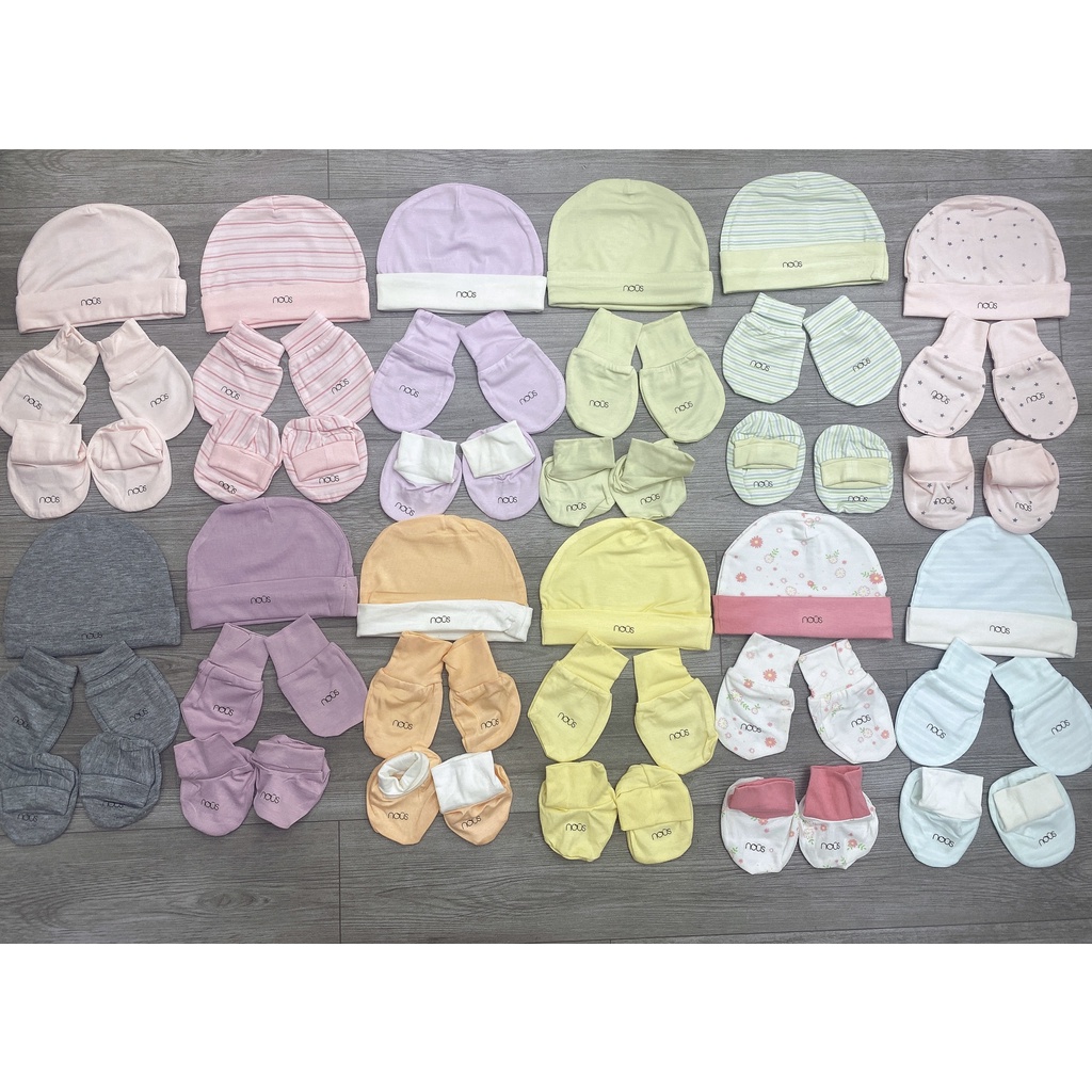 Set mũ bao tay bao chân Nous