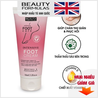 Kem dưỡng da chân Beauty Formulas (100ml)