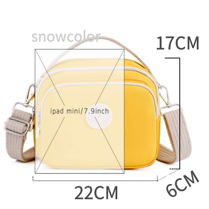 Beg Tangan Wanita Murah Cantik Beg Silang Perempuan Túi Xách Đeo Chéo Vải Canvas Chống Thấm Nước Phong Cách Hàn Quốc Cho Nữ