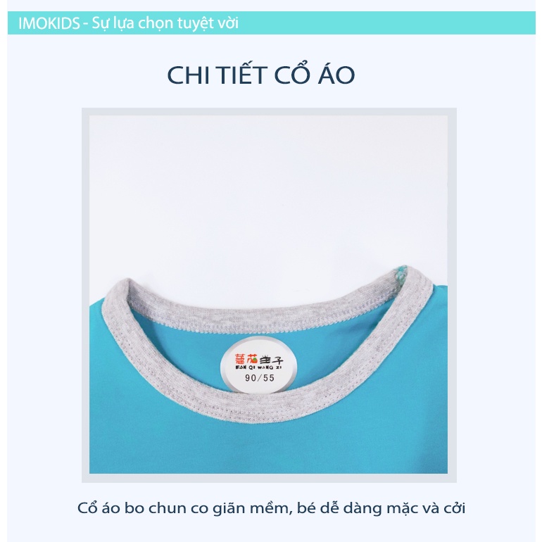 Đồ bộ bé trai Fanqie size đại 06-28kg bộ cộc tay xuất hàn cho bé mặc nhà chất thun cotton mềm mịn họa tiết ngộ nghĩnh