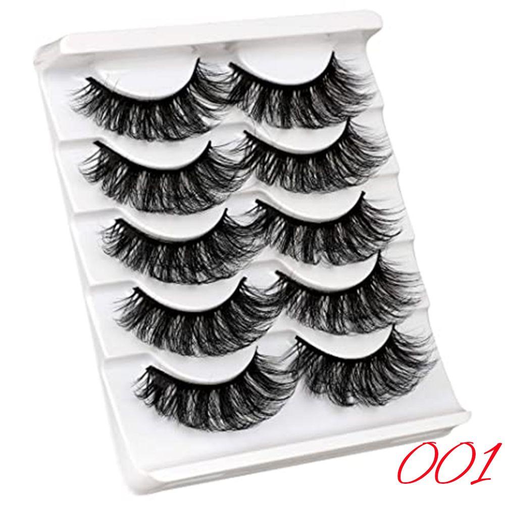 Set 5 Cặp Lông Mi Giả Mềm Mại Handmade Tái Sử Dụng Được MIH SKONHED