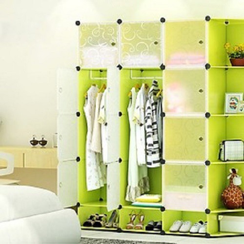 (HÀNG LOẠI 1 ) Tủ nhựa ghép đa năng  20 ngăn loại lớn  sâu 47 cm-12N4X4G