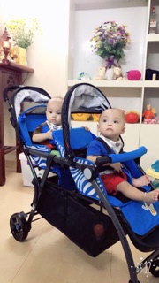 Xe đẩy đôi du lịch cao cấp (loại 1)