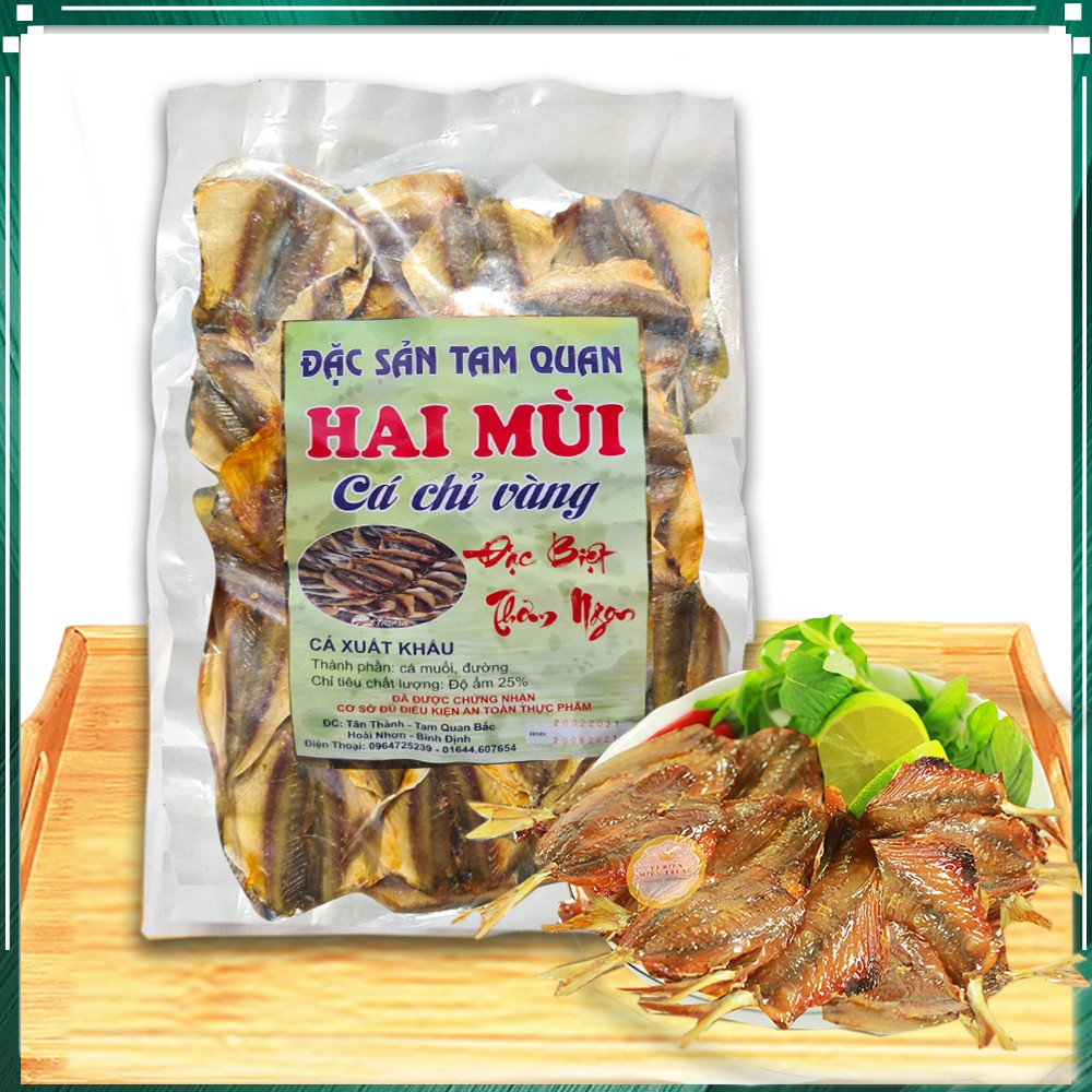 Khô Cá Chỉ Vàng Loại 1 Khô Chuẩn 1 Nắng 500gr Cho Người Sành Ăn