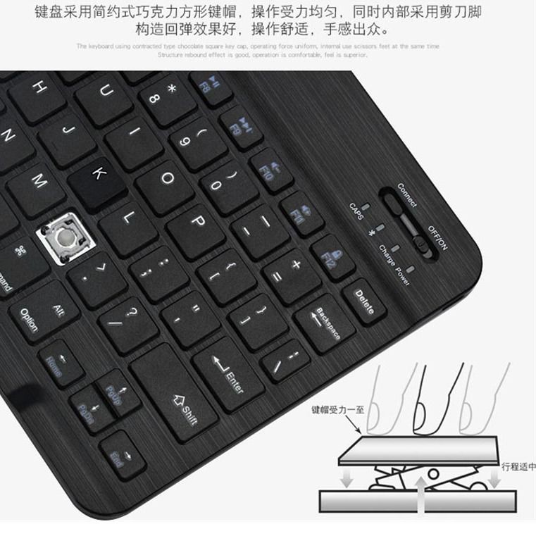 Bàn Phím Bluetooth Không Dây Siêu Mỏng Cho Máy Tính Bảng Android Apple Xiaomi Huawei Ipad M5