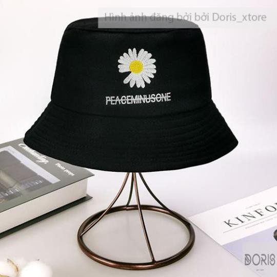 Mũ Bucket💥Nón Bucket Tròn Vành Hoa Cúc Peaceminusone Phong Cách Ulzzang Unisex Doris_xtore Đẹp *