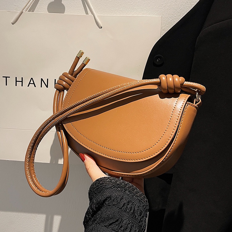 Túi đeo chéo IELGY màu sắc đơn giản phong cách retro thời trang dành cho nữ