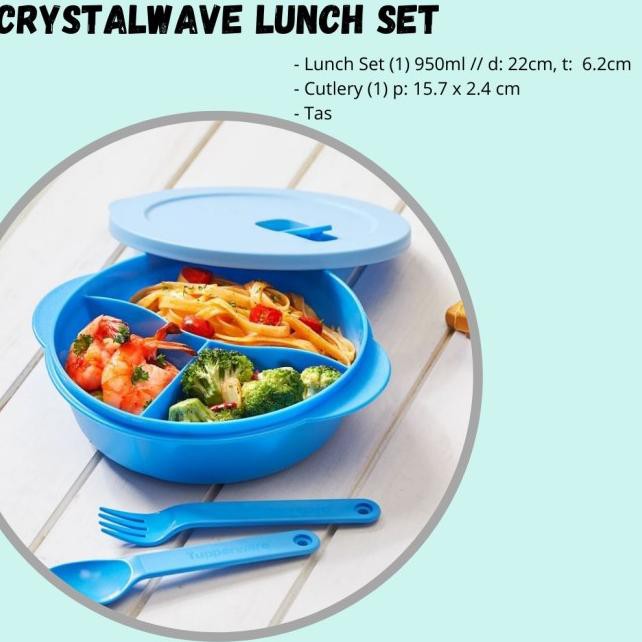 Bộ Hộp Đựng Cơm Trưa Pm6 Tupperware Pha Lê Rh-0022