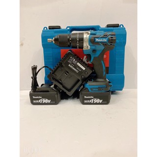 Máy khoan pin 13 ly không chổi than 198v makitaa