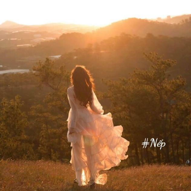 Vip Váy đầm maxi trắng chifon Đầm tiệc nhiều tầng trễ vai siêu đẹp thiết kế cao cấp Váy đi chụp ảnh dã ngoại