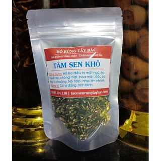 Tâm sen khô sấy sạch 100g