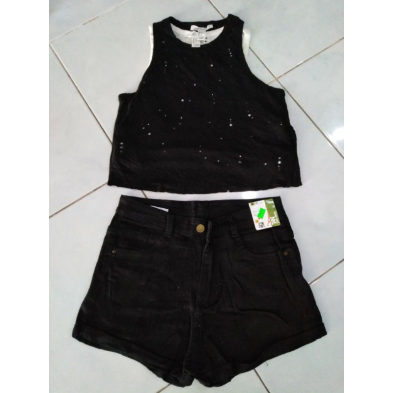 Quần short kaki nữ