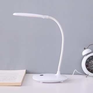 LED Desk Read Lamp USB Powered Study Foldable Bendable Office Table Light