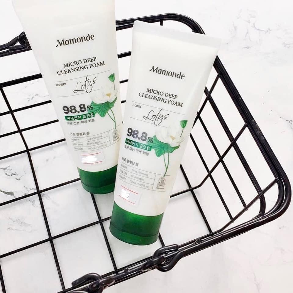 Sữa rửa mặt Mamonde hoa sen