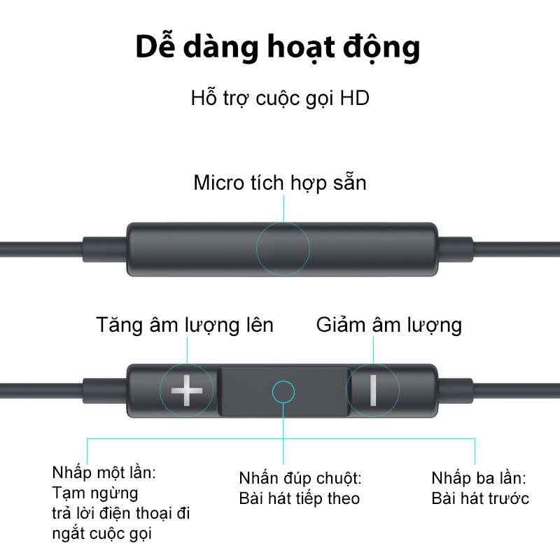 Tai nghe nhét tai Newmsnr 715 chống thấm nước có micro âm thanh sống động độc đáo