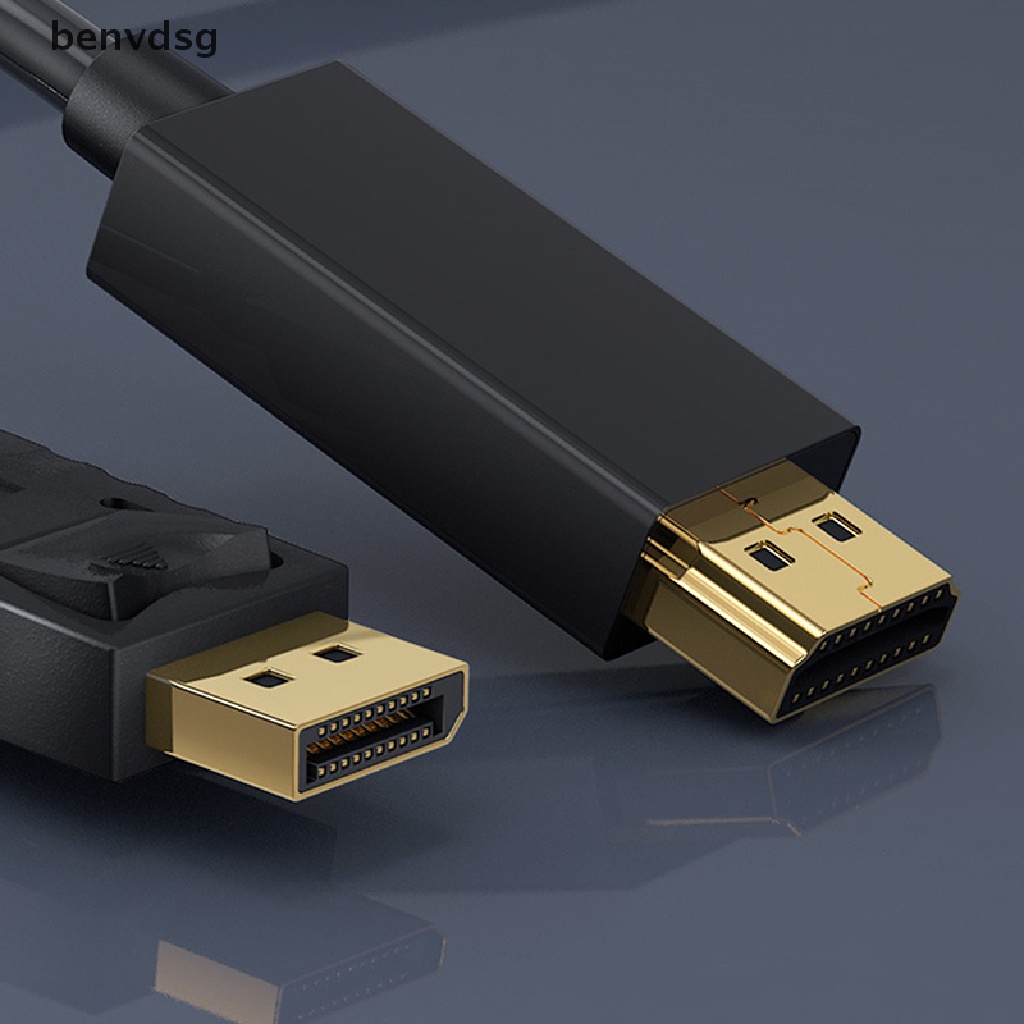 Benvdsg > Cáp Chuyển Đổi Cổng DisplayPort DP Sang DP Sang HDMI 4K Độ Phân Giải 1.8m, Màu Đen