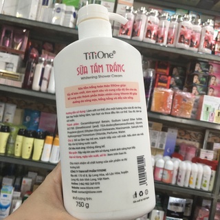 SỮA TẮM TRẮNG TITIONE 750g