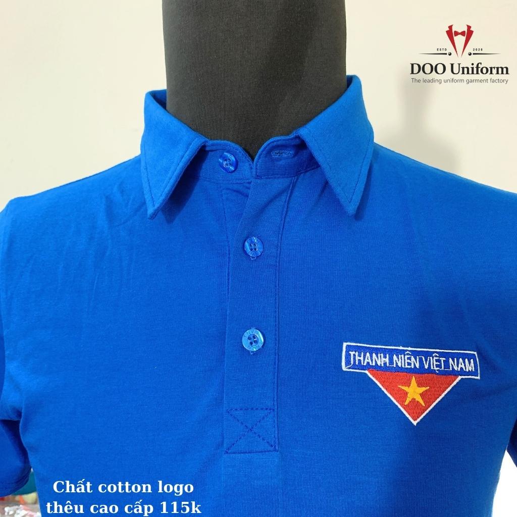 Áo thun cổ bẻ đoàn thanh niên nam nữ cao cấp chính hãng Doo Uniform