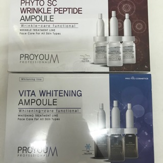 Bộ Serum Dưỡng Trắng, Giảm Thâm Nám, Chống Lão Hóa Da Ampoule Pro You M vita Whitening / Wrinkle