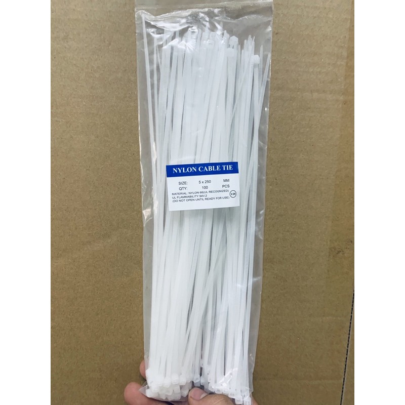 Combo 10 bọc dây rút Nylon66 5x25MM