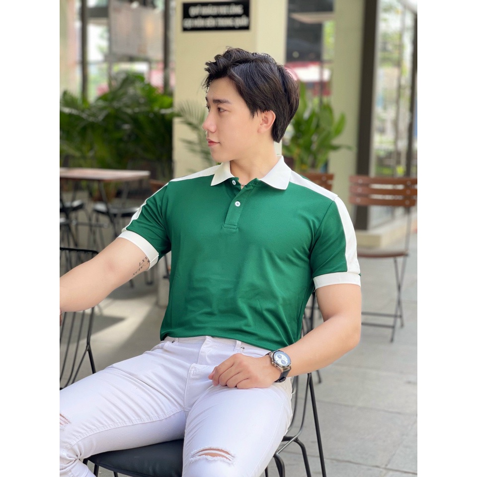 Áo polo nam cổ bẻ vải cá sấu Cotton xuất xịn,chuẩn form, sang trọng - thanh lịch TB07