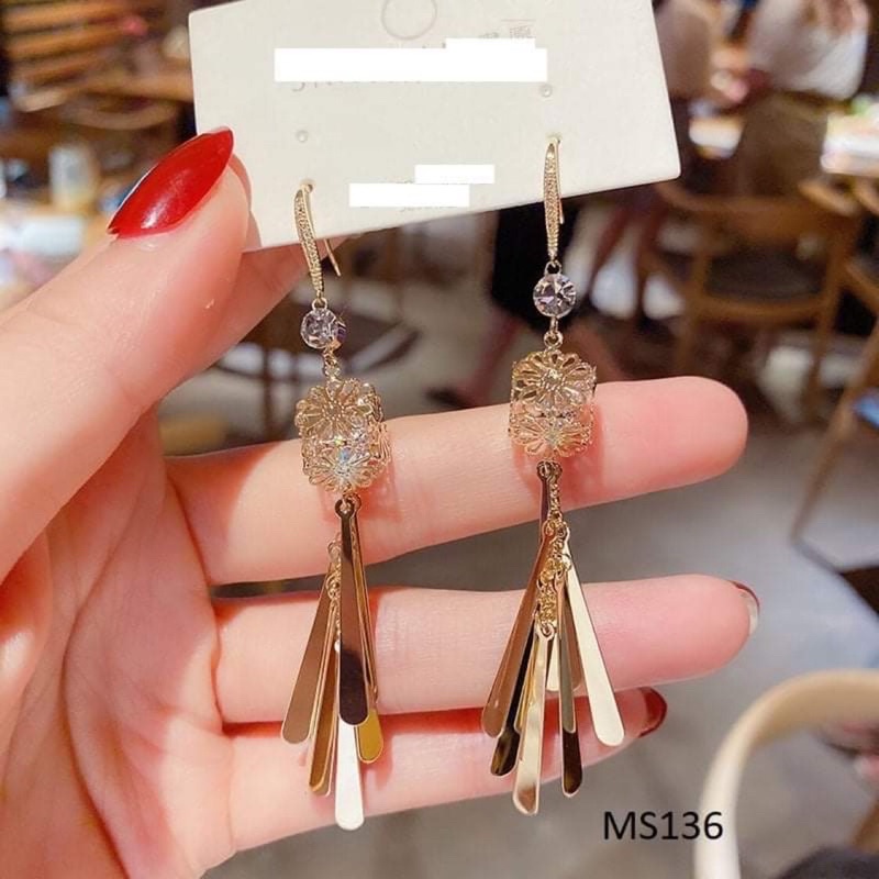 Bông tai  quảng châu cao cấp P1 TẶNG KÈM HOA TAI THỜI TRANG
