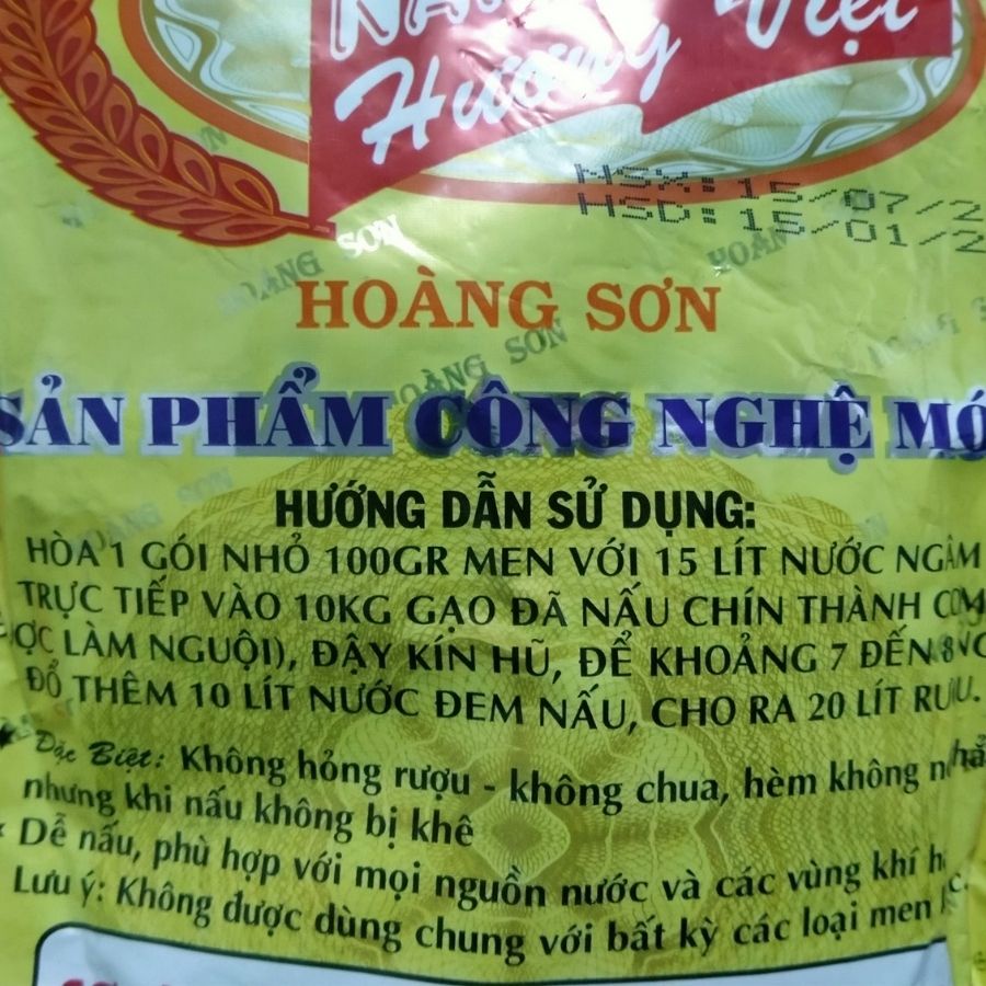 Men cay nấu r.ượu dạng bột vi sinh - Men nấu ruou gạo nếp, gạo tẻ