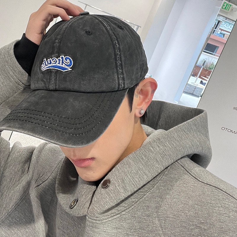 Mũ Lưỡi Trai Màu Đen Phong Cách Nhật Bản Thời Trang Xuân Thu Cho Nam