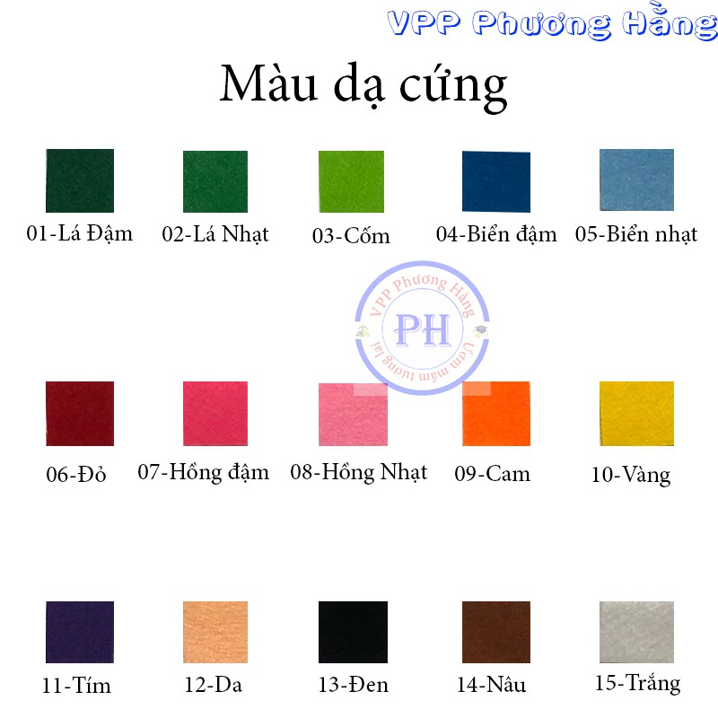 Vải nỉ cứng( dạ cứng) khổ 45*45cm làm handmade, treo nôi