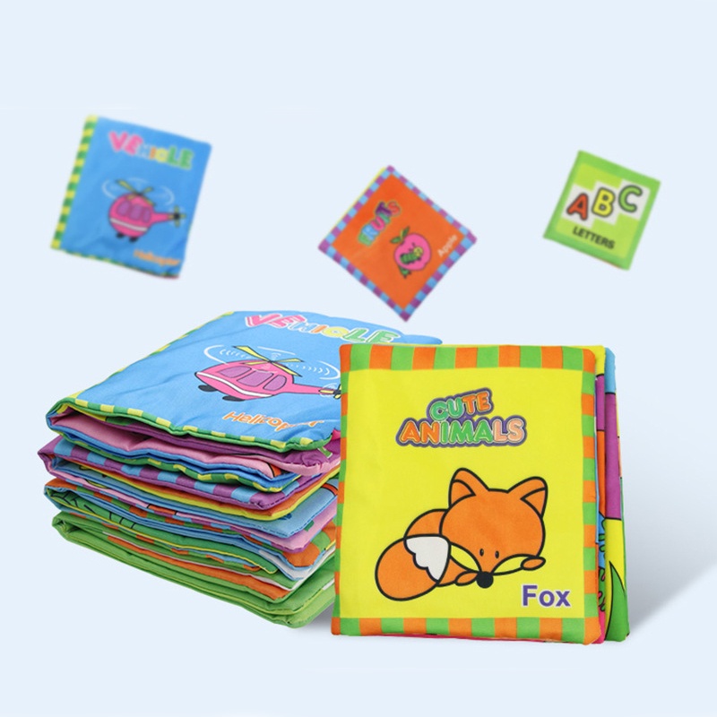 Coolplay Sách Vải Mềm Có Âm Thanh Sáng Tạo Giáo Dục Sớm Cho Bé Sơ Sinh
