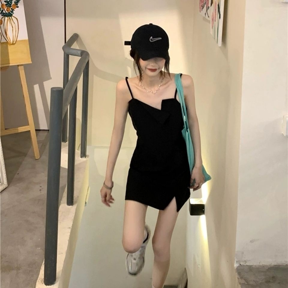 COZOK Đầm Không Tay Thiết Kế Độc Đáo Phong Cách Hàn Quốc