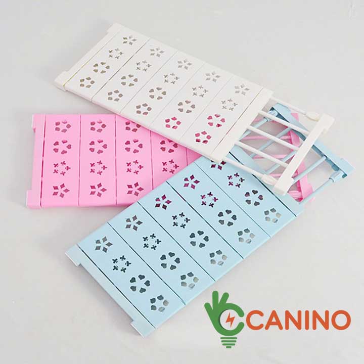 Kệ đa năng chia ngăn tủ không cần khoan bắt vít 74-135cm