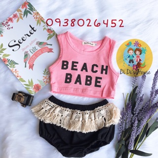 Set Beach Baby cho bé-chat trước khi đặt hàng