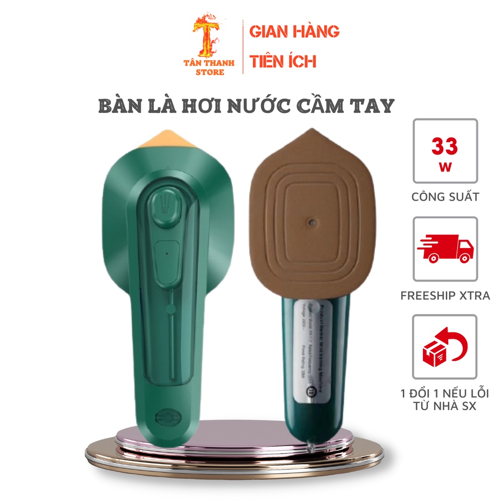 Bàn là hơi nước cầm tay Mini - Bàn ủi hơi nước công suất 33W chính hãng cao cấp - Gia Dụng Tân Thanh