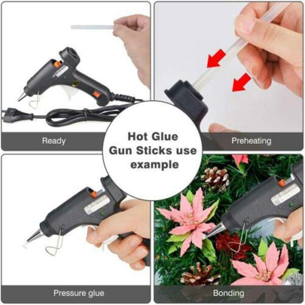 Set 20 / 60 Que Keo Nóng Chảy 7mm Bằng Hợp Kim Trong Suốt Dùng Sửa Chữa Đồ Thủ Công DIY