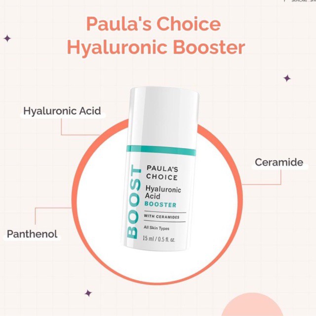 Tinh chất serum căng mọng trẻ hoá da Paula's choice Hyaluronic booster