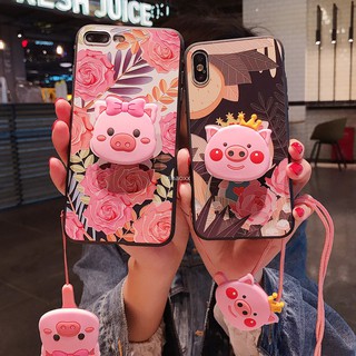 Ốp điện thoại bằng silicone tpu mềm có giá đỡ cho iphone 6 6s plus 7 8 plus x xr xs max