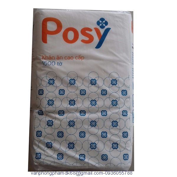 Khăn Giấy Ăn Cao Cấp Posy Rút 1500 Tờ ( Bịch 1kg)