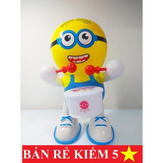 Minion biết nhảy, biết hát có đèn khi sử dụng. Đồ chơi vận động cho bé.