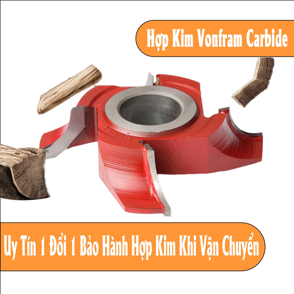 Lưỡi phay gỗ Tupi bo tròn, bo cột ghế, cột cầu thang... nhiều kích thước