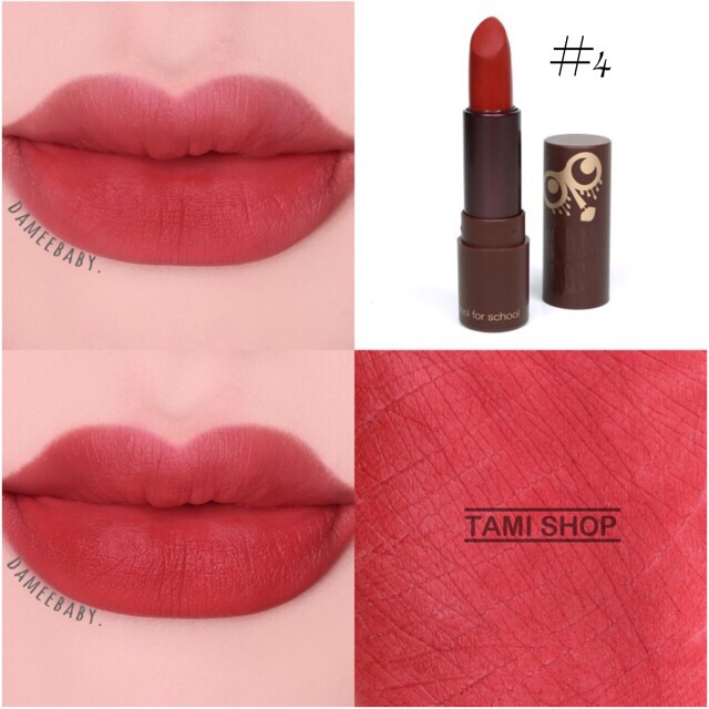 Son TOO COOL FOR SCHOOL GLAM ROCK HUSH BROWN VELVET MATTE LIPSTICK