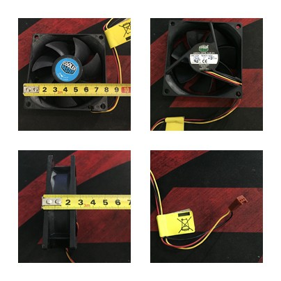 Quạt làm mát 8cm dòng 12V-0.14A coolermaster