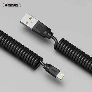 Cáp sạc lò xo cho iphone remax rc-117i cổng lightning !!