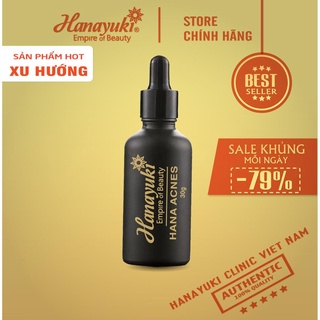 Serum trị_mụn giảm thâm Hana Acnes cho da nhạy cảm - Hanayuki Chính Hãng 100%