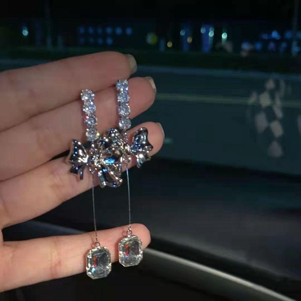 Vanes1 Bông Tai Đính Nơ Phong Cách Retro Dành Cho Nữ|Khuyên Tai Nữ Kiểu Dáng Thời Trang Thanh Lịch