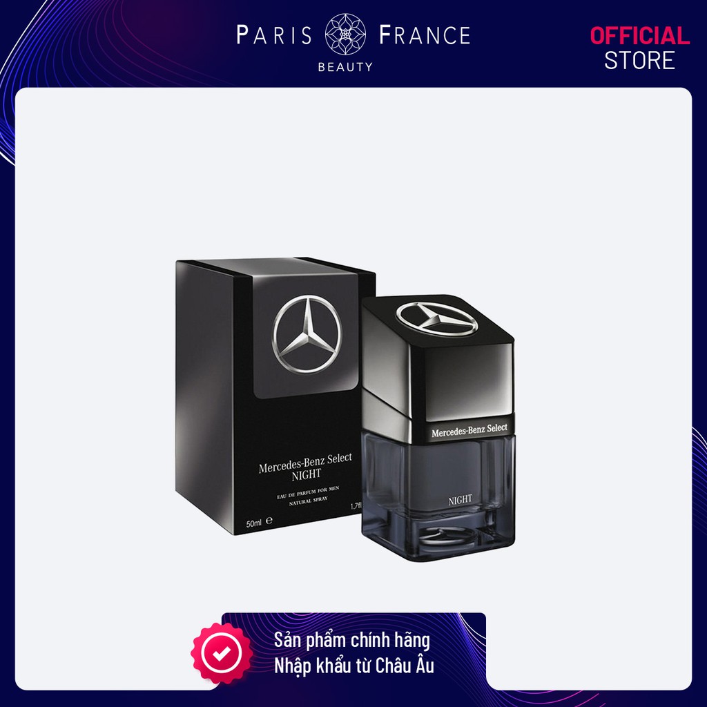 Paris France Beauty - Nước Hoa Nam Mercedes-Benz Man Select Night EDP