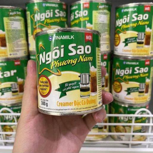 Kem đặc có đường Ngôi sao Phương Nam xanh lá lon 380g