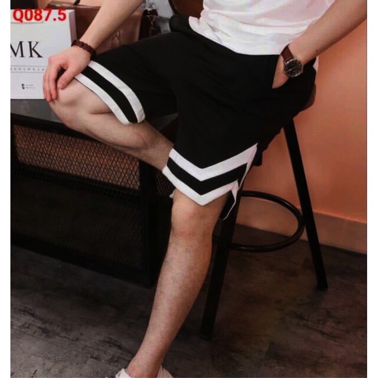 ❤️ GIÁ SỐC ❤️ - QUẦN SHORT NAM NỮ VẢI CÀO SỌC 2V MÀU ĐEN - CỰC THOÁNG MÁT, LỊCH SỰ, PHONG CÁCH THỂ THAO CÓ TÚI