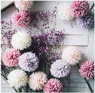 Hoa Giả - Hoa Bồ Công Anh SIZE TO dài 29cm - hoa giả giống thật - 1 cành 1 bông, có ảnh thật