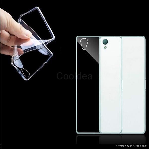 Ốp lưng silicon dẻo trong suốt Sony Xperia Z1